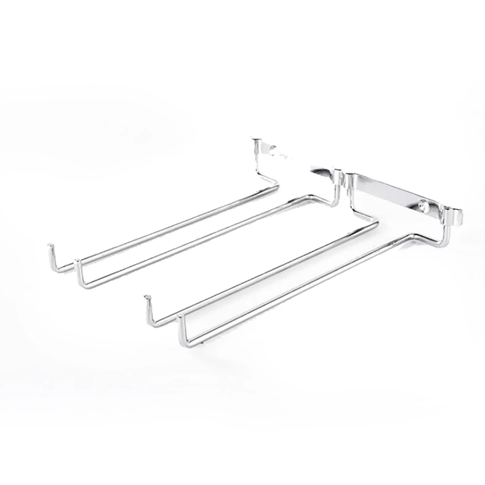 Двухрядный настенный держатель для стаканов красного вина подставка кухни