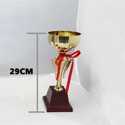 Bowl 29cm Награда в виде звезды Кубок Бесплатно индивидуальные золотое покрытие награда ремесло для детей спортивной игры победитель сувенир стимулирующие игрушки Trofeos - Цвет: Bowl 29cm