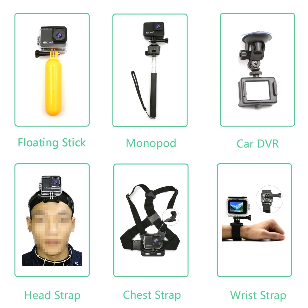 

Original EKEN H9/H9R Action Camera 4K Ultra HD 1080p/60fps Mini Helmet Cam WiFi go Waterproof pro Sport Camera hero 7 yi 4k