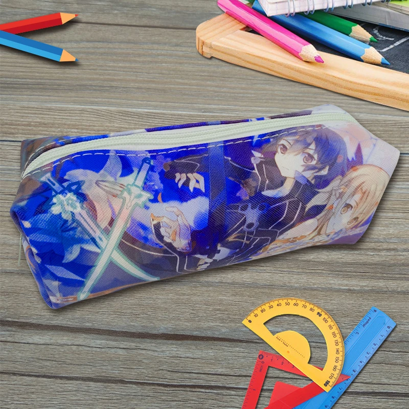 1 шт. пенал в стиле аниме для детектива Конана САО Наруто школьные принадлежности
