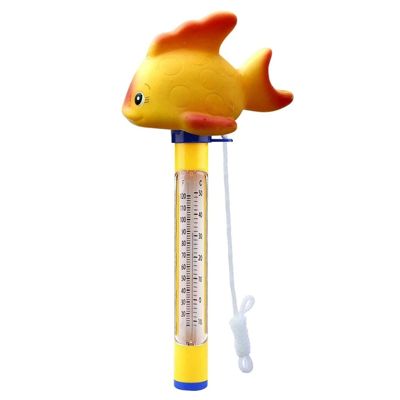 

Плавающий Термометр для бассейна, термометр для плавательного бассейна в силе IKEA с веревкой, водный термометр для измерения температуры те...