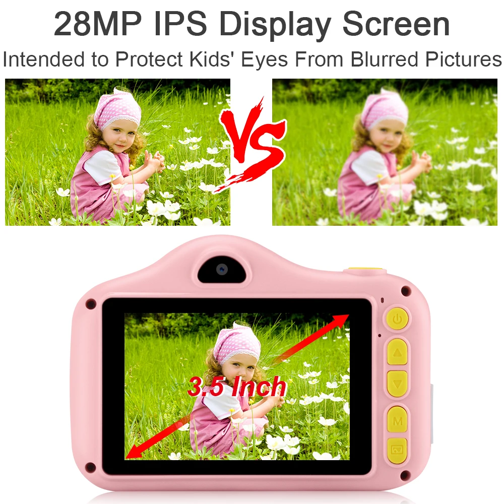 3.5 дюйм 28MP фотоаппарат для детей детский камера съёмки видео фотокамера игрушки с