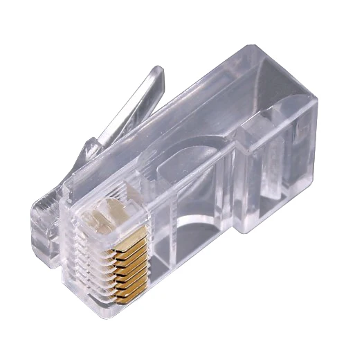 

50 RJ45 modular connectors plug + 50 boots caps