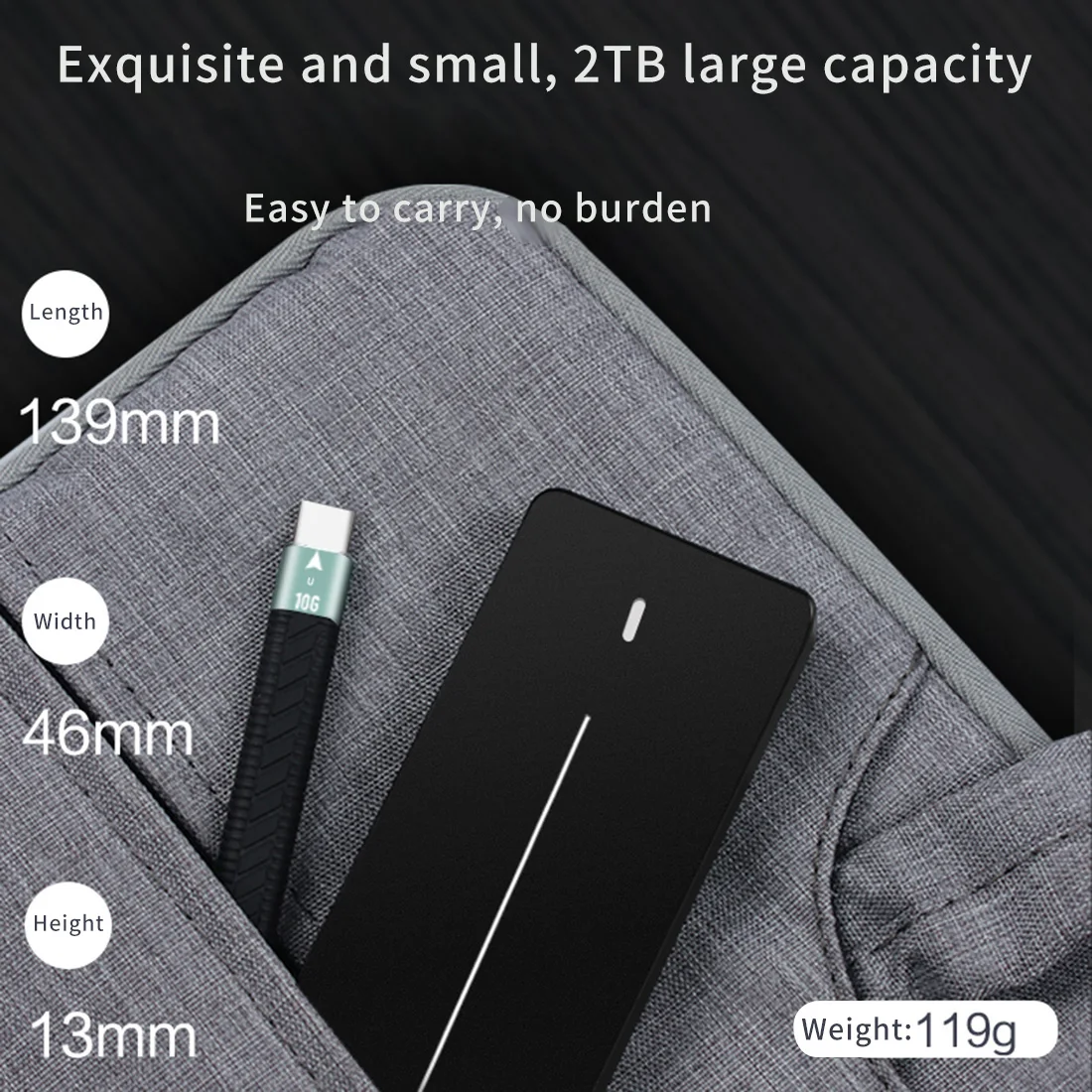 JEYI BIGMACi9 HDD Enclosure Mobile Hdd Box Case Aluminium TYPE C3.1 rtl9210 m. 2 USB3.1 M.2 PCIE SSD U.2 PCI-E TYPEC