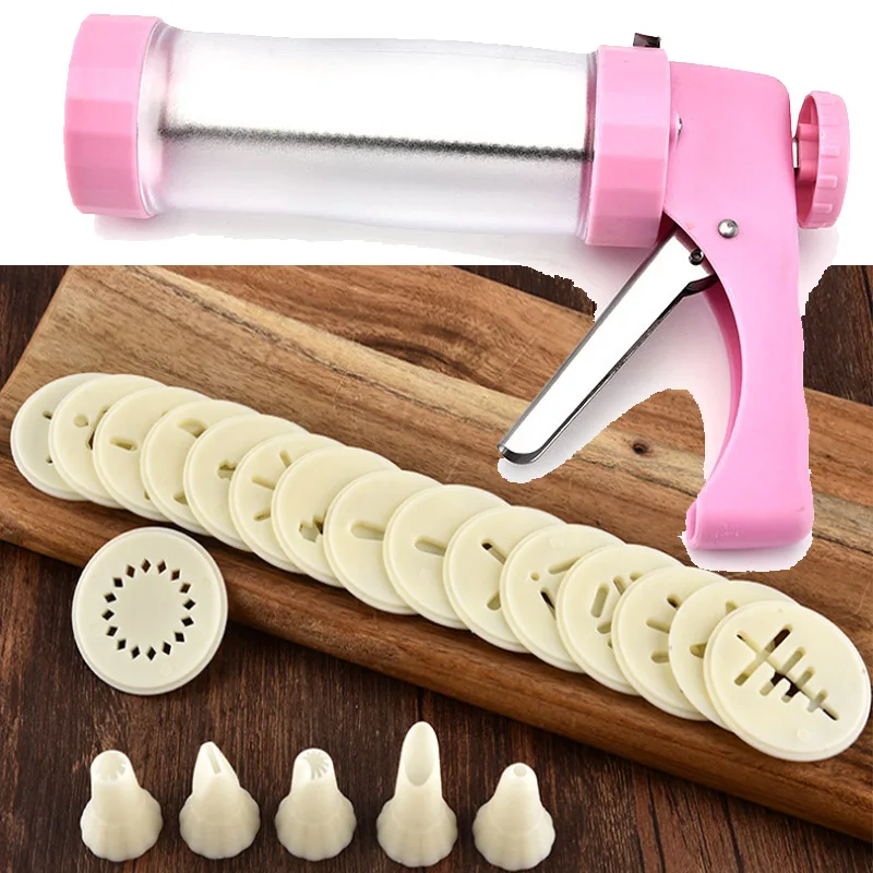 pink 22 pcs set 19 шт./компл. насадка для крема ручка десерт декораторы Украшения Торта Глазурь трубопровод Крем Шприц Маффин Кондитерские кухонный инструмент, для торта - Цвет: pink 22 pcs set