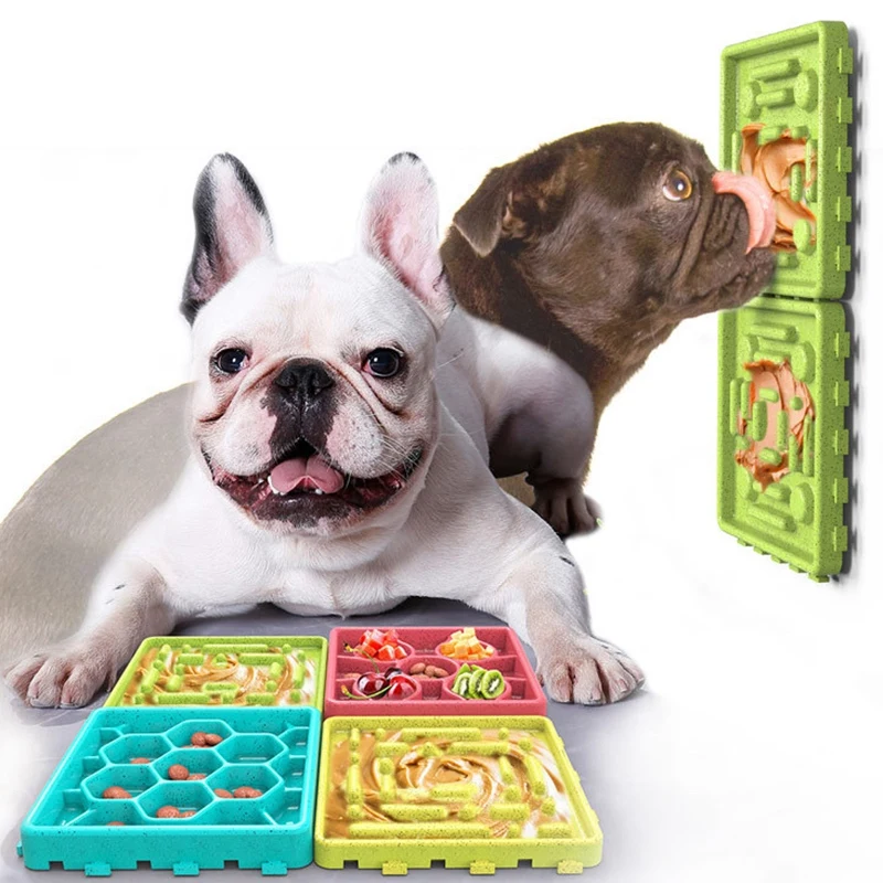 4 шт./компл. миски головоломки для собак кошек кормящих щенков котят медленный