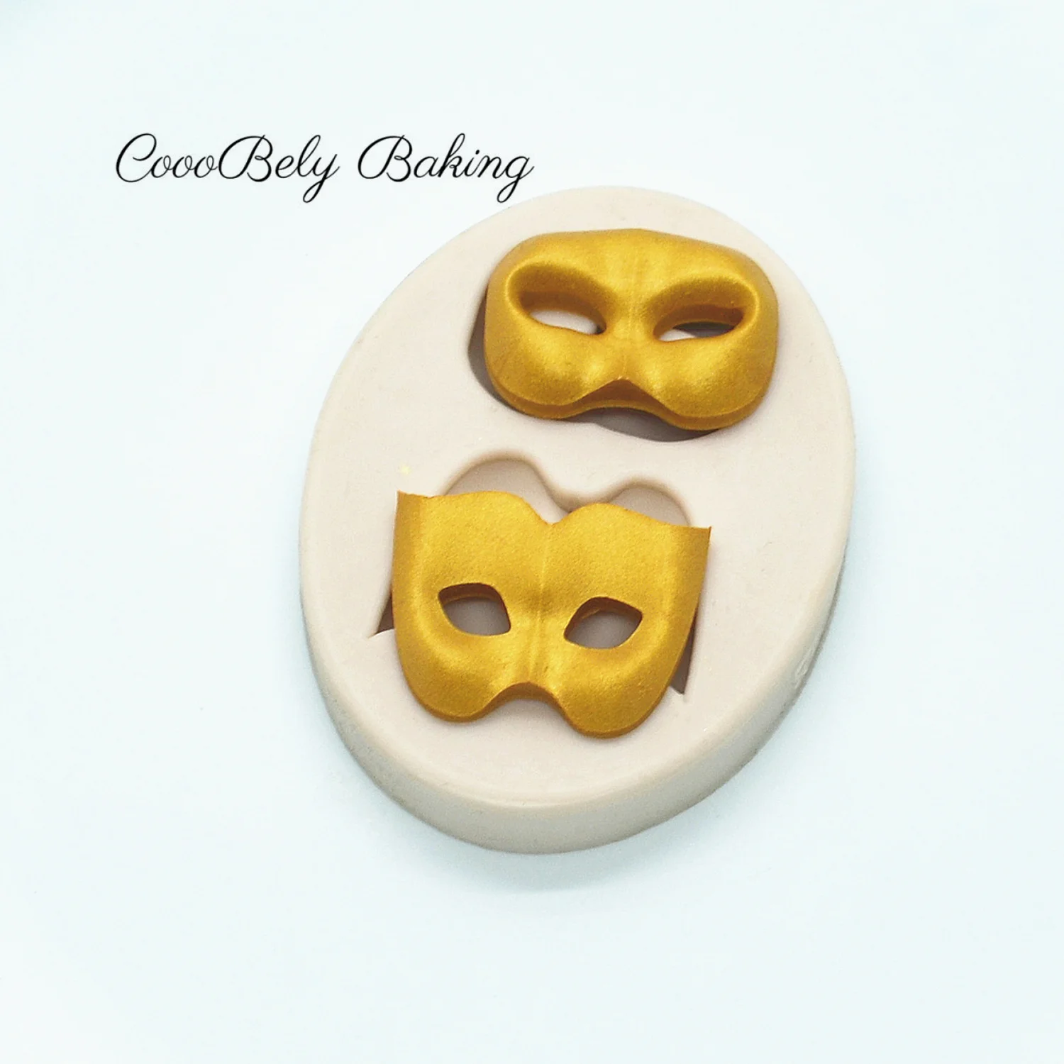 

3D Mask Cake Border Silicone Molds For Baking Cupcake Fondant Cake Decorating Tools Candy Chocolate Gumpaste Mould XK024