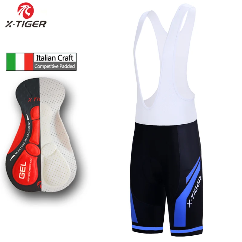 Bib Cycling Shorts X-Tiger Pro Набор Джерси для велоспорта летняя одежда для велоспорта Майо Ropa Ciclismo Одежда для гонок и велоспорта комплект одежды для горного велосипеда - Цвет: Bib Cycling Shorts