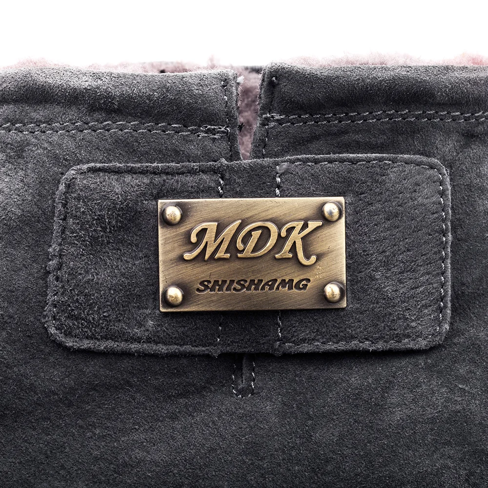 Новые зимние ботинки для мужчин сохраняющие тепло на резиновой подошве