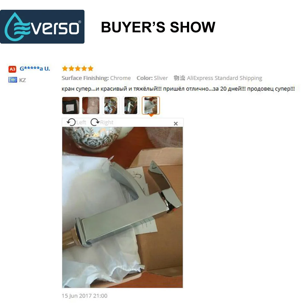 EVERSO античный латунный кран для раковины, кран для ванной комнаты, кран для ванной комнаты, кран для воды