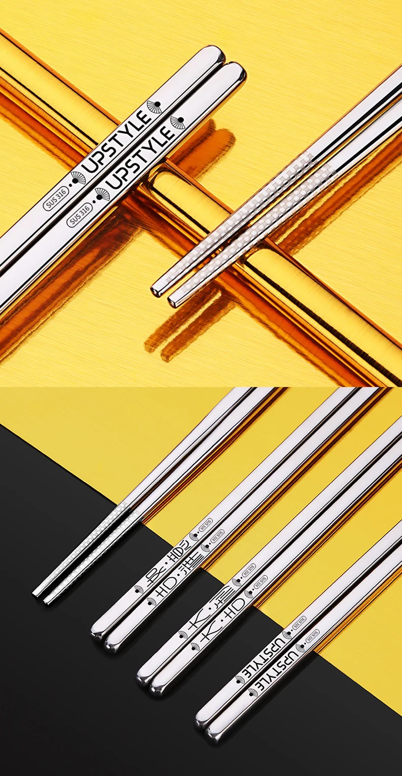 Китайский Нержавеющая сталь столовые приборы экологичный набор путешествия