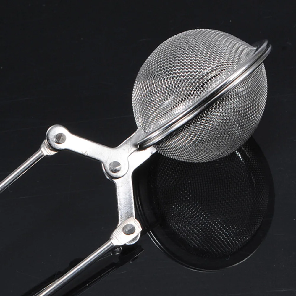 

1*Stainless Steel Spoon Tea Leaves Herb Mesh Ball Infuser Filter Squeeze Strainer