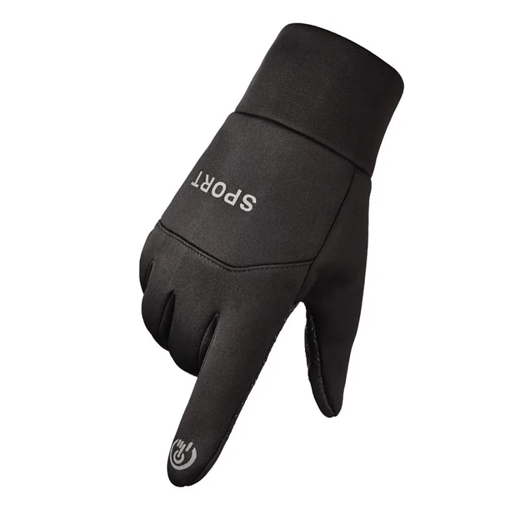 Зимний Тонкий секционный теплый светильник для всех пальцев с сенсорным экраном