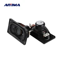 aiyima 2pcs mid woofer audio speakers driver 80x44mm 8 ohm 15w long stroke enthusiast bass home thater loudspeaker for jbl