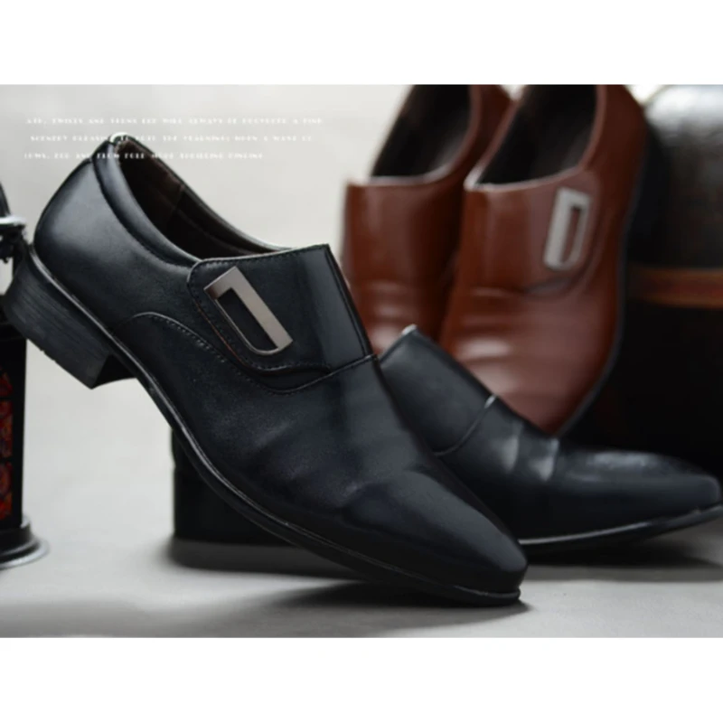 

Мужские кожаные туфли GAOKE, роскошные брендовые туфли в английском стиле для отдыха, дышащая мужская обувь, лоферы, мужские туфли на плоской п...
