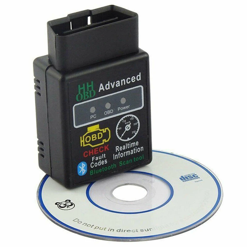 1 шт. Универсальный V2.1 ELM327 HH OBD 2 OBDII бензиновый автомобиль авто Bluetooth Android Крутящий момент/PC диагностический сканирующий инструмент интерфейс Автомобильный сканер