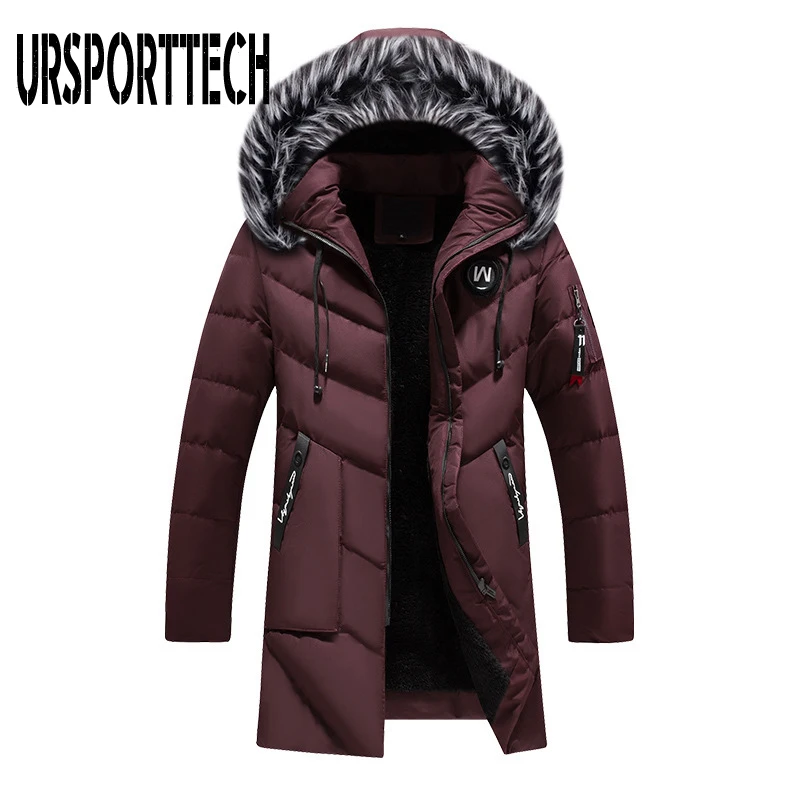 Top Quality Winter Parka Men Thick Warm Winter Jacket Men Windproof Casual Outerwear Medium Long Coat Men Parka Plus Size 5XL