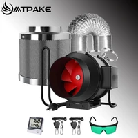 indoor duct fan 4 inch 190cf ventilation fan with variable speed controller for growbox indoor hydroponics grow tent ventilation