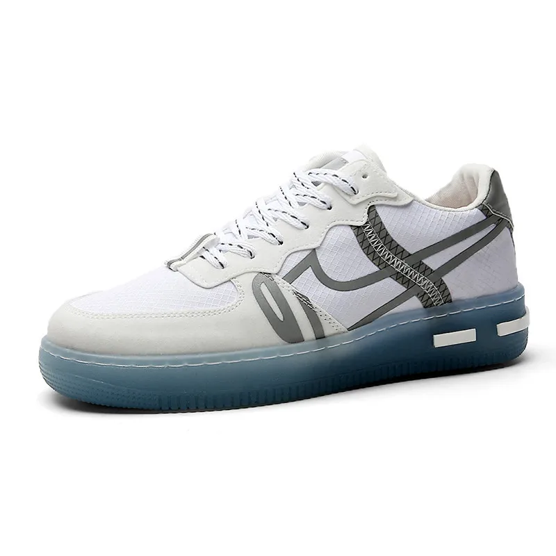 

2021 spring new men's shoes fashion casual couple sports shoes reflective light running shoes men shoes mens gym shoes