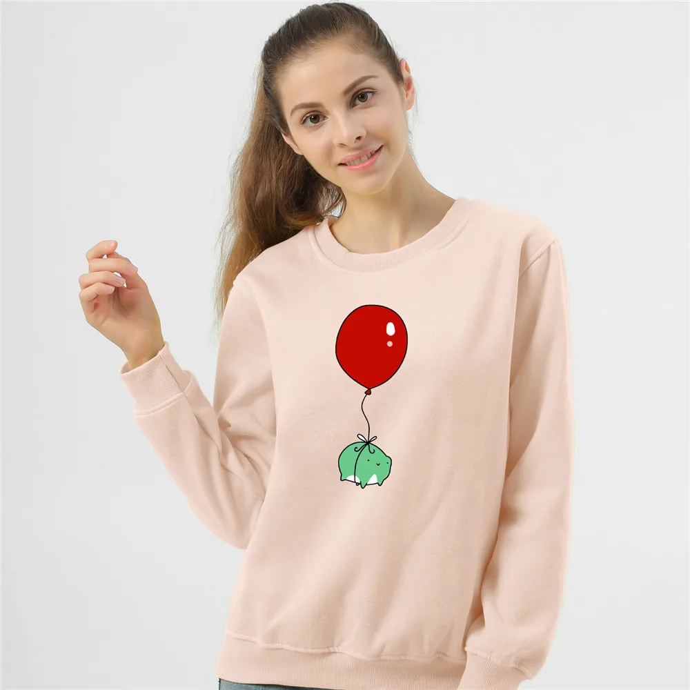 Толстовка с круглым вырезом на шее в винтажном стиле эстетические толстовки