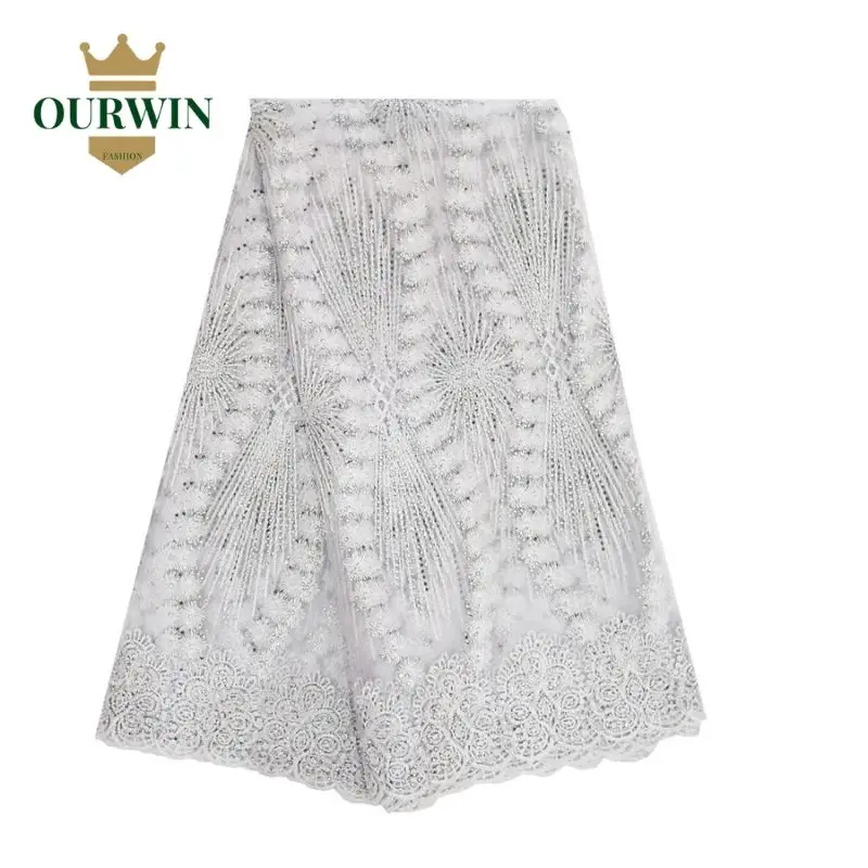 5 ярдов/партия африканские кружевные ткани с вышивкой|Кружево| |