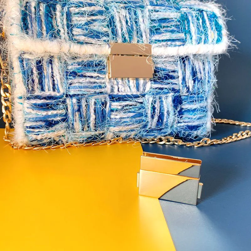 2/4 шт Meetee прямоугольные металлические нажимные замки женская сумка пружинный