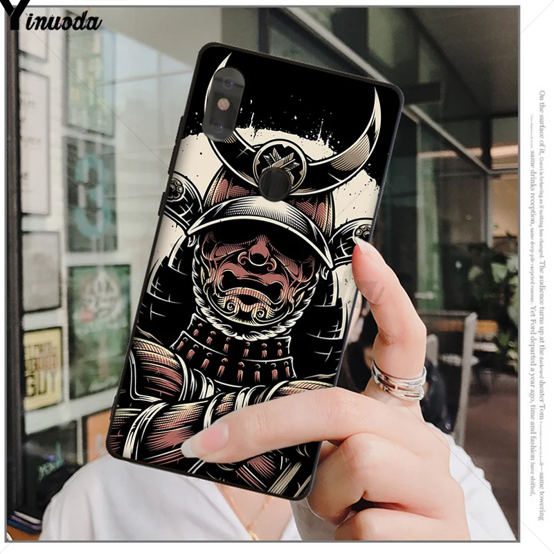 A5 Yinuoda японская самурайская маска они Coque Shell чехол для телефона Xiao mi Red mi 5 5Plus 7 K20 Note5 6A mi 6 mi x2 mi x2S - Цвет: A5