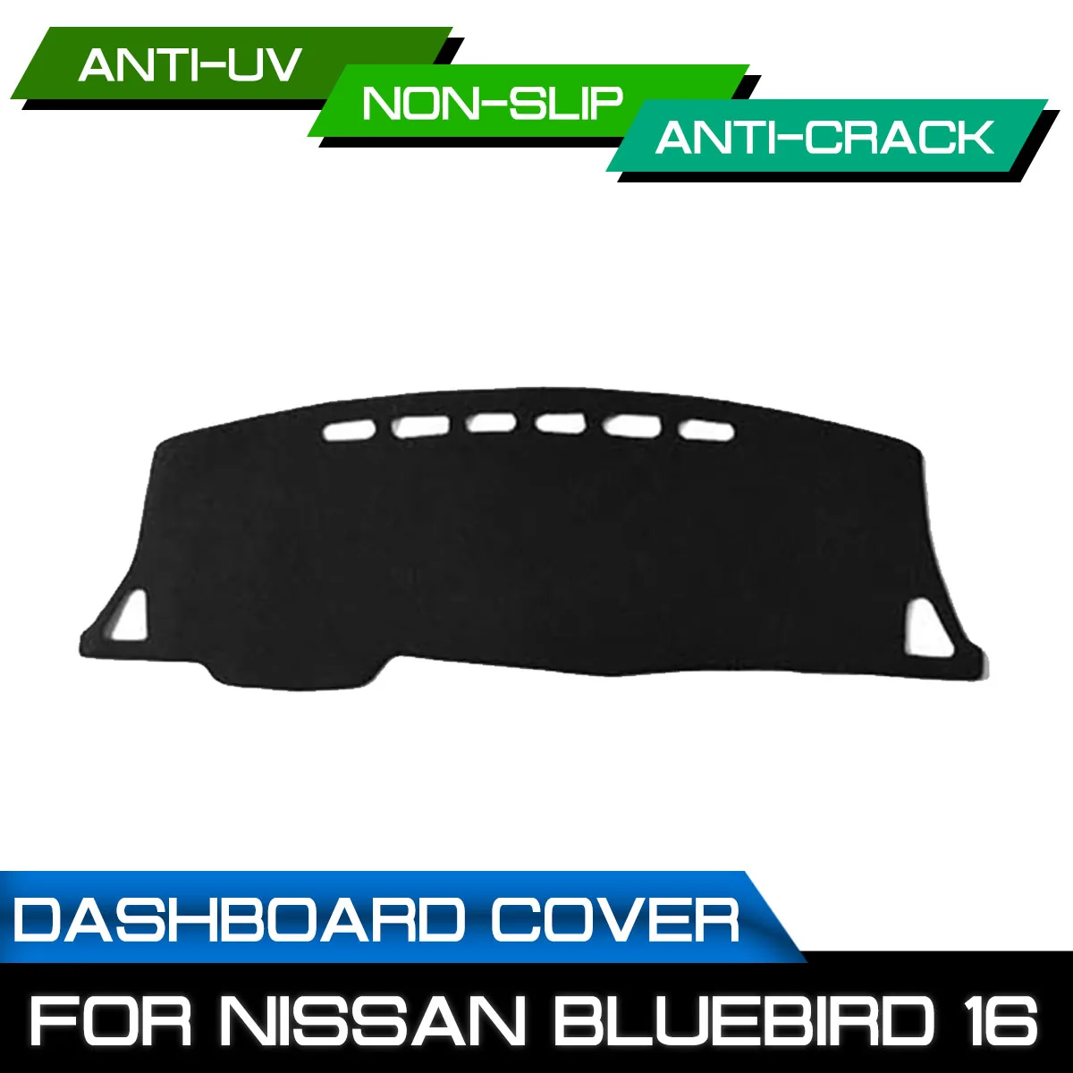 

Коврик для приборной панели автомобиля для Nissan Bluebird 2016, нескользящий коврик для приборной панели с защитой от ультрафиолетовых лучей