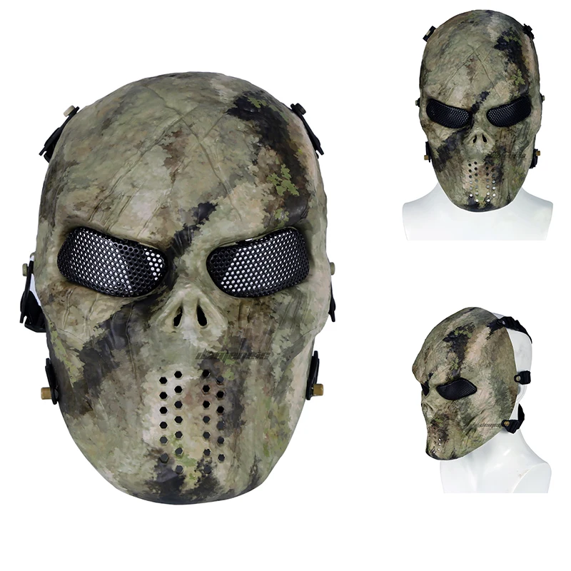 Наружная тактическая маска камуфляжная дышащая страйкбольная Пейнтбольная
