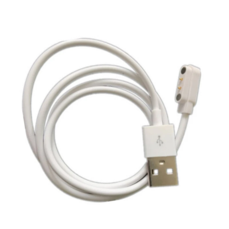 2-контактный Магнитный зарядный кабель для L5 L8 L9 L11 Iwo 26 смарт-часов 4 мм Usb-кабель