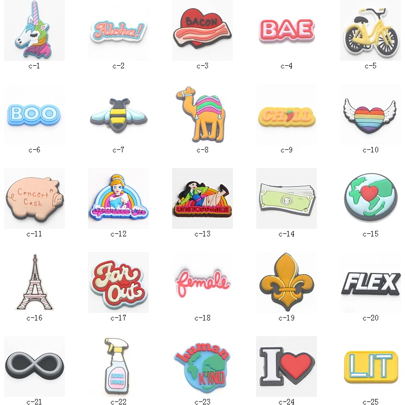 1 шт./лот Симпатичные Медицинские ПВХ Кроксы для обуви украшения аксессуары I do BAE