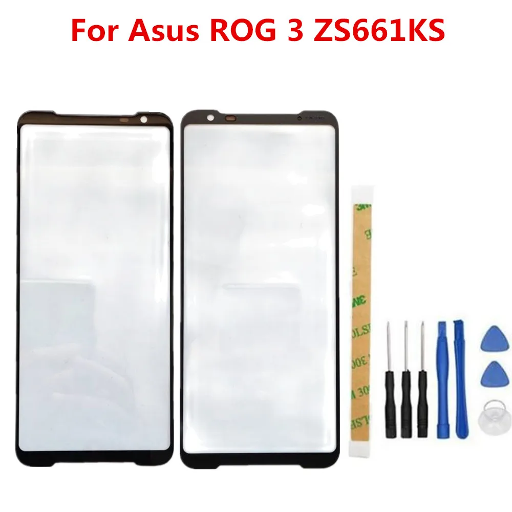 

6.59" For Asus ROG 3 ZS661KS Strix ASUS I003DD Touch Screen Panel Glass Broken Repair Replacement Parts No FPC
