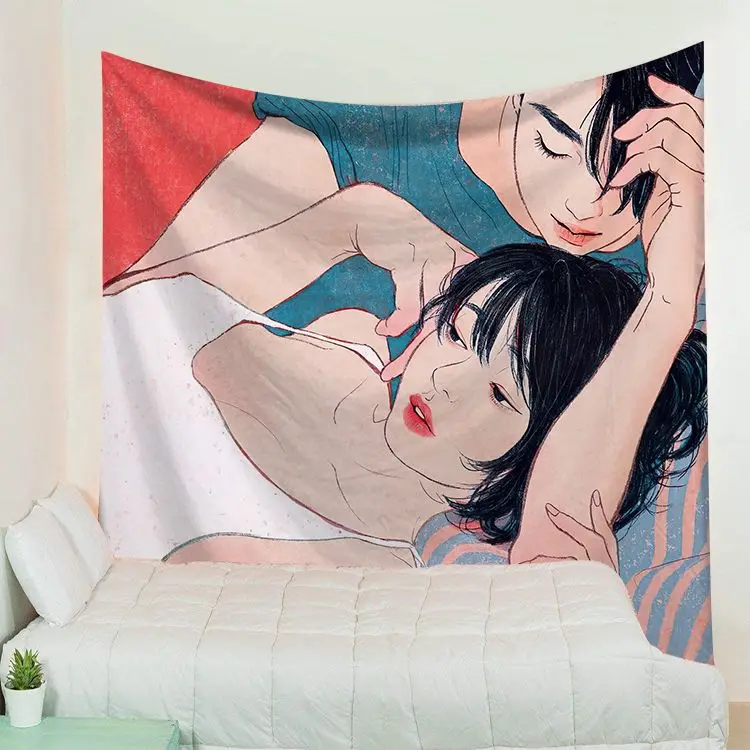 Японская кошка подвесная ткань гобелен одеяло фон пляжное полотенце домашнее