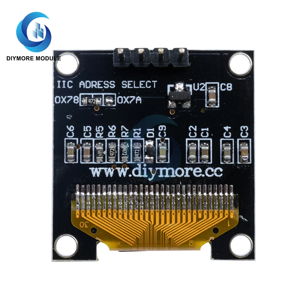 0 96 inch 128*64 OLED Дисплей модуль синий/белый/желтый SSD1306 драйвера контроллера