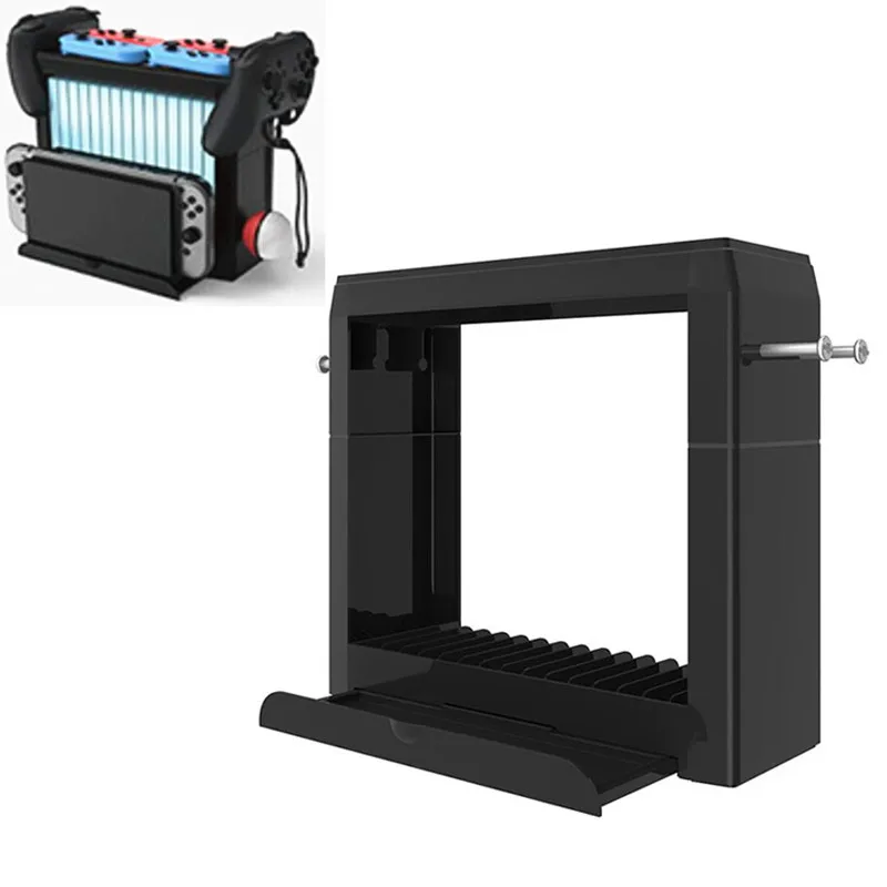 Многофункциональный кронштейн для хранения Nintendo Switch подставка игровых дисков