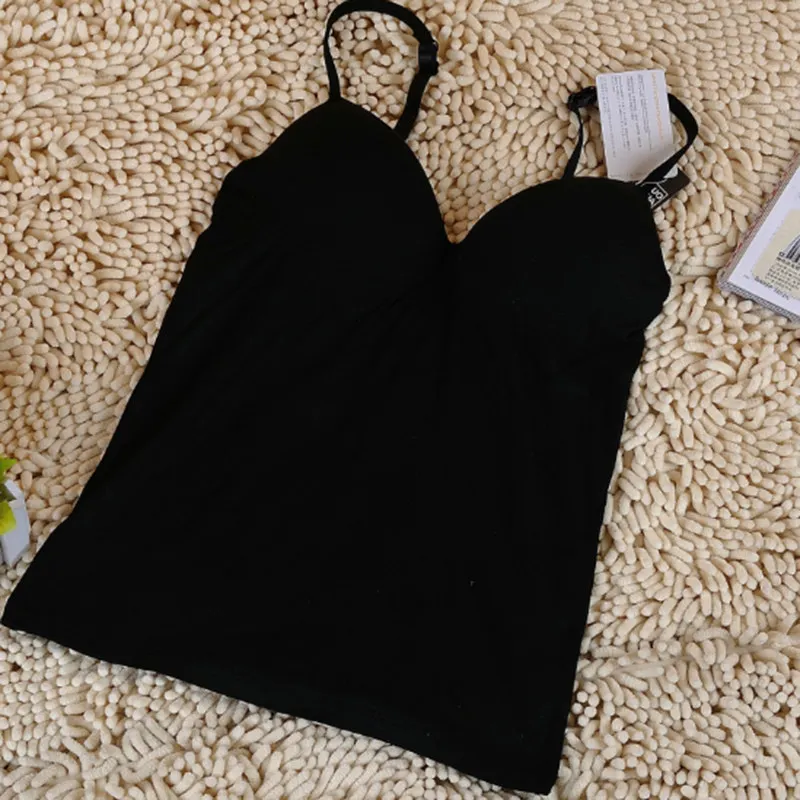 

New Summer Women Tank Tops Sexy V-Neck Padded Tanks Tops Strap Camisole Vest Solid Sexy Women Tops NQ803881