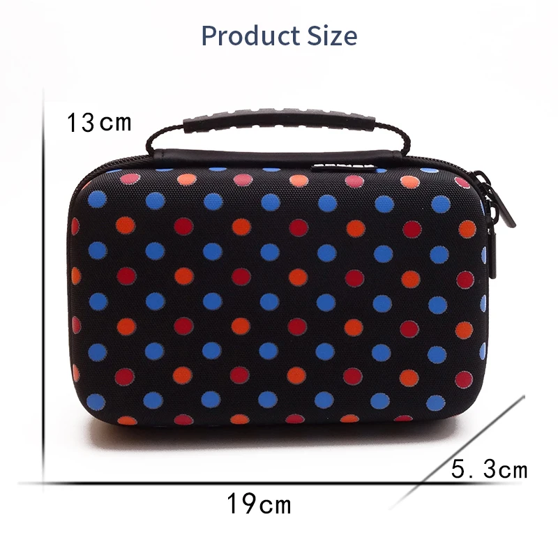 Электронная сумка для хранения EVA чехол защитный путешествий HDD SSD USB кабель