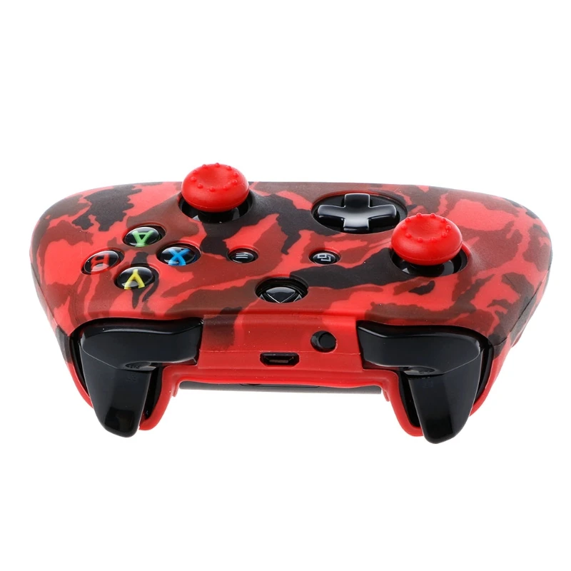 Мягкий Нескользящий силиконовый чехол для геймпада Xbox One защитный