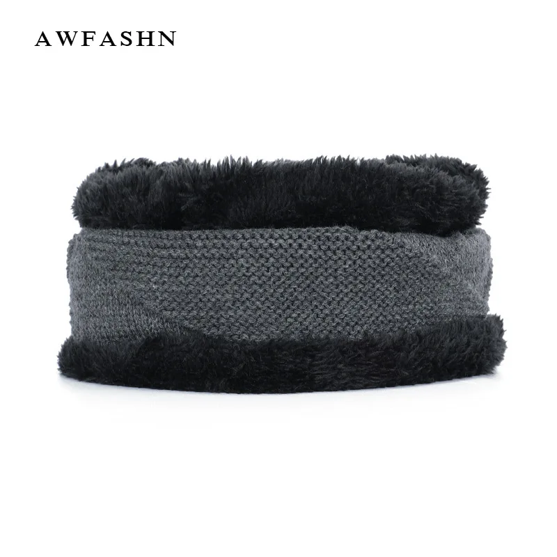 Новинка 2019 зимний шарф-кольцо вязаная шапка набор для женщин/мужчин брендовая