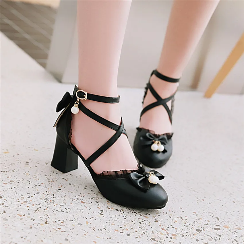 

Women Pumps High Heel Shoes D'Orsay Woman Office Girl Shoes High Heels Party Footwear Small Big Size 31 - 44