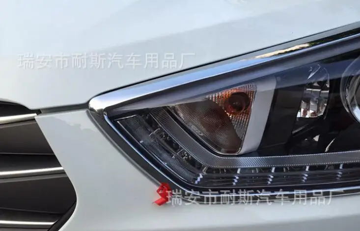 Накладка на фары для Hyundai Creta ix25 хромированная накладка автомобиль из