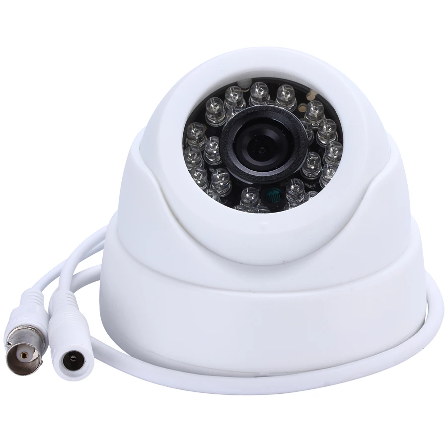 

CCTV Camera 1/3" Color CMOS Real 700TVL High Resolution 24 LED Nightvison Indoor Dome Camera Analog Security Camera