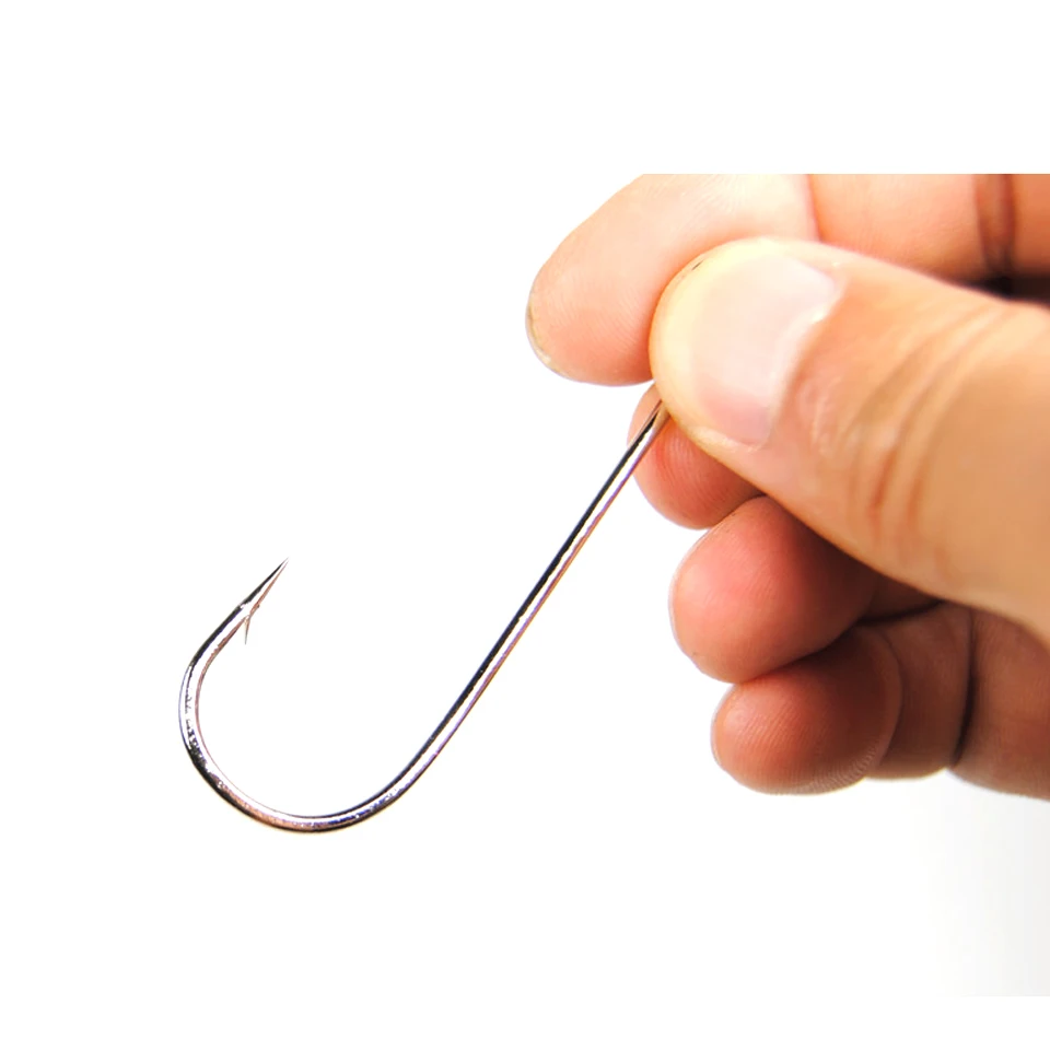 [500 шт./лот] рыболовный крючок с длинным хвостовиком оптовая продажа 12 10 8 6 4 2 1