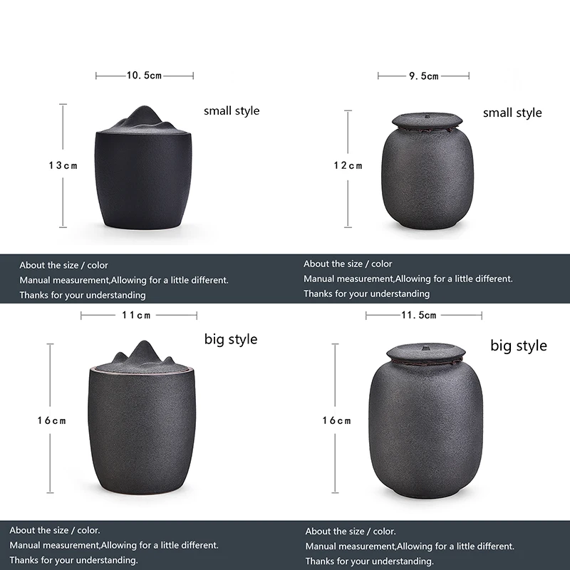 Tea Box Ceramic Sugar Coffee Containers Vintage Caddy Pottery Jar Teaware Storage Accessories Pu Er Caddies Decoration | Дом и сад