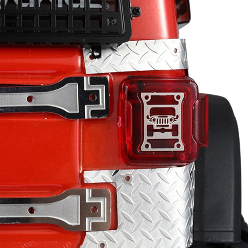 

2 Pcs Metal Tailgate Door Hinge Engine Cover Hinges ,Red & Silver