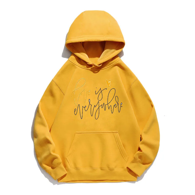 

Women Hoodie Fashion Letter Printed Hoodies Women Fleece Long Sleeve Loose Sweatshirt with Hat Girls Pullovers Winter