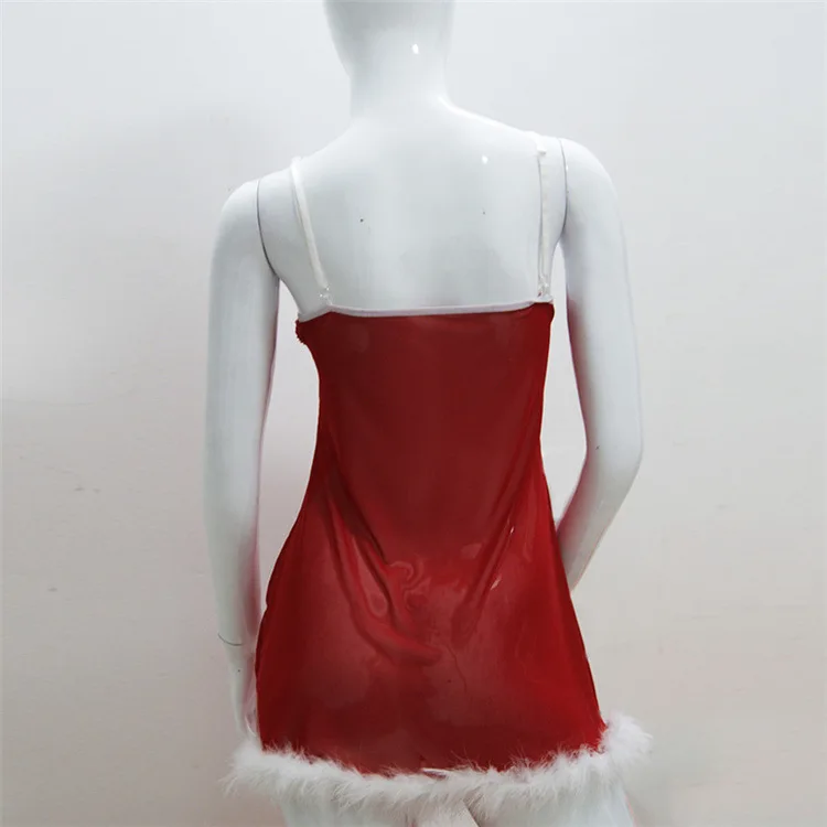 Рождественский костюм эротическое маскарадное нарядное платье для женщин