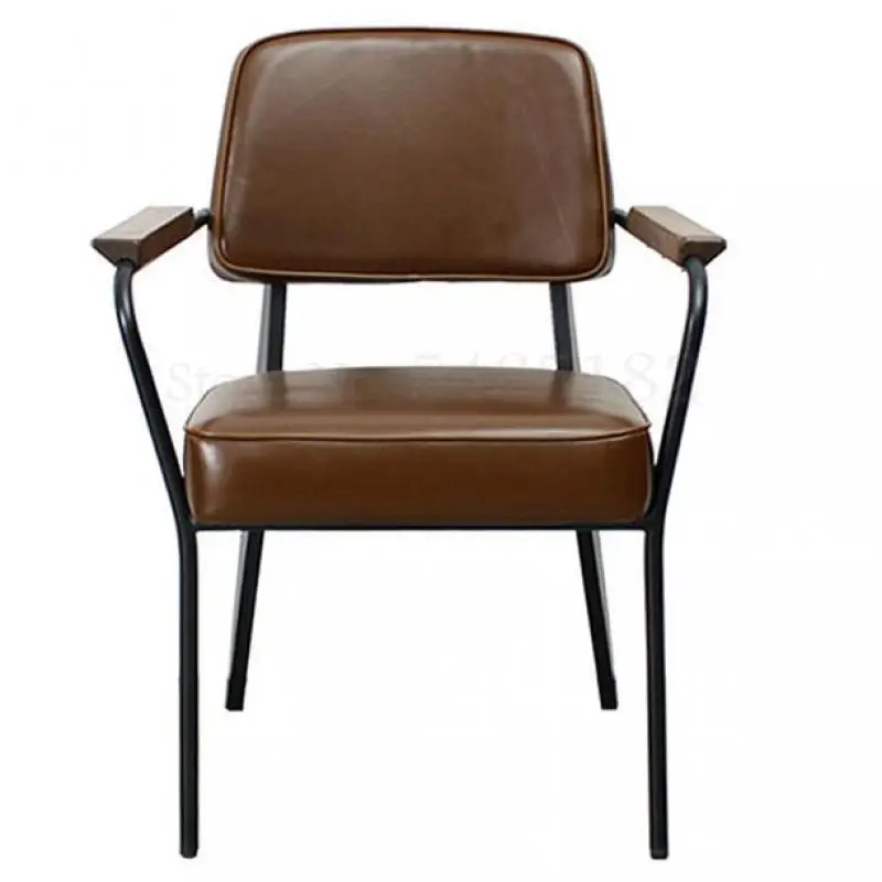 Jean Prouve RAW Скандинавское кресло в стиле милитари металлическое кофейное обеденный