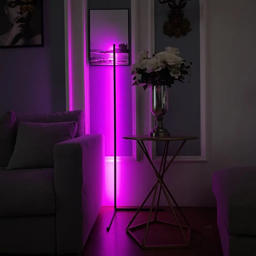 Напольная Лампа меняющая цвет RGB с регулируемой яркостью приложением и