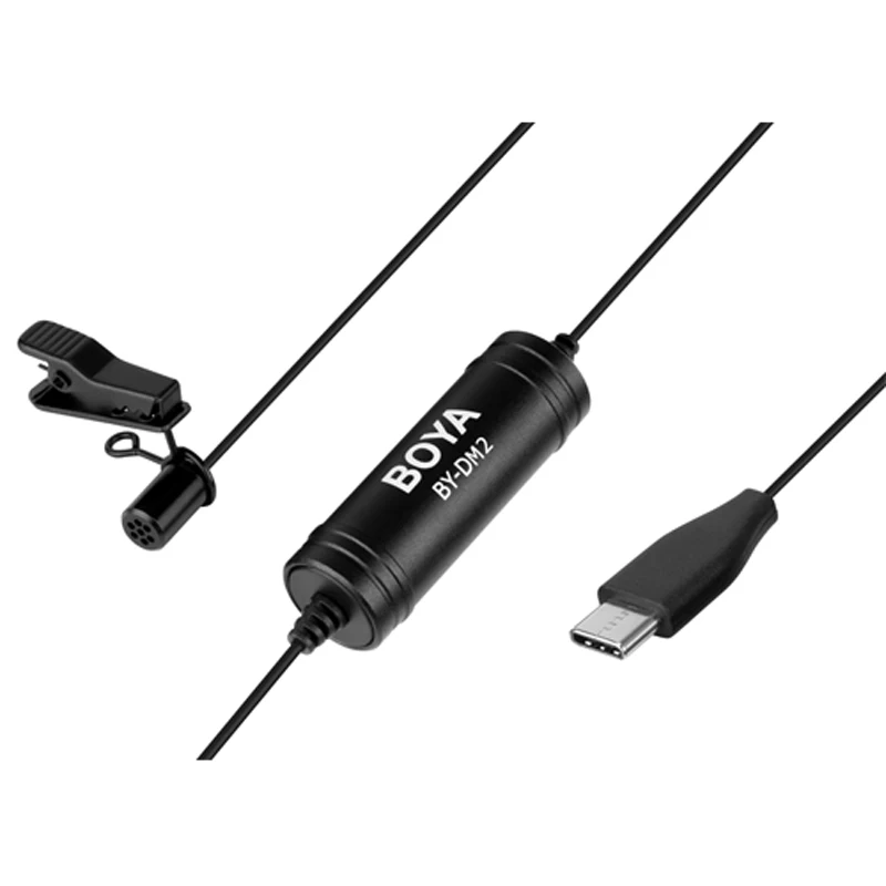 Петличный микрофон BOYA type C для SAMSUNG Galaxy HUAWEI Honor Xiaomi Redmi Oppo Vivo Nex Google Pixel 2 аудио видео